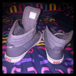 Levi’s hightop tennis shoes